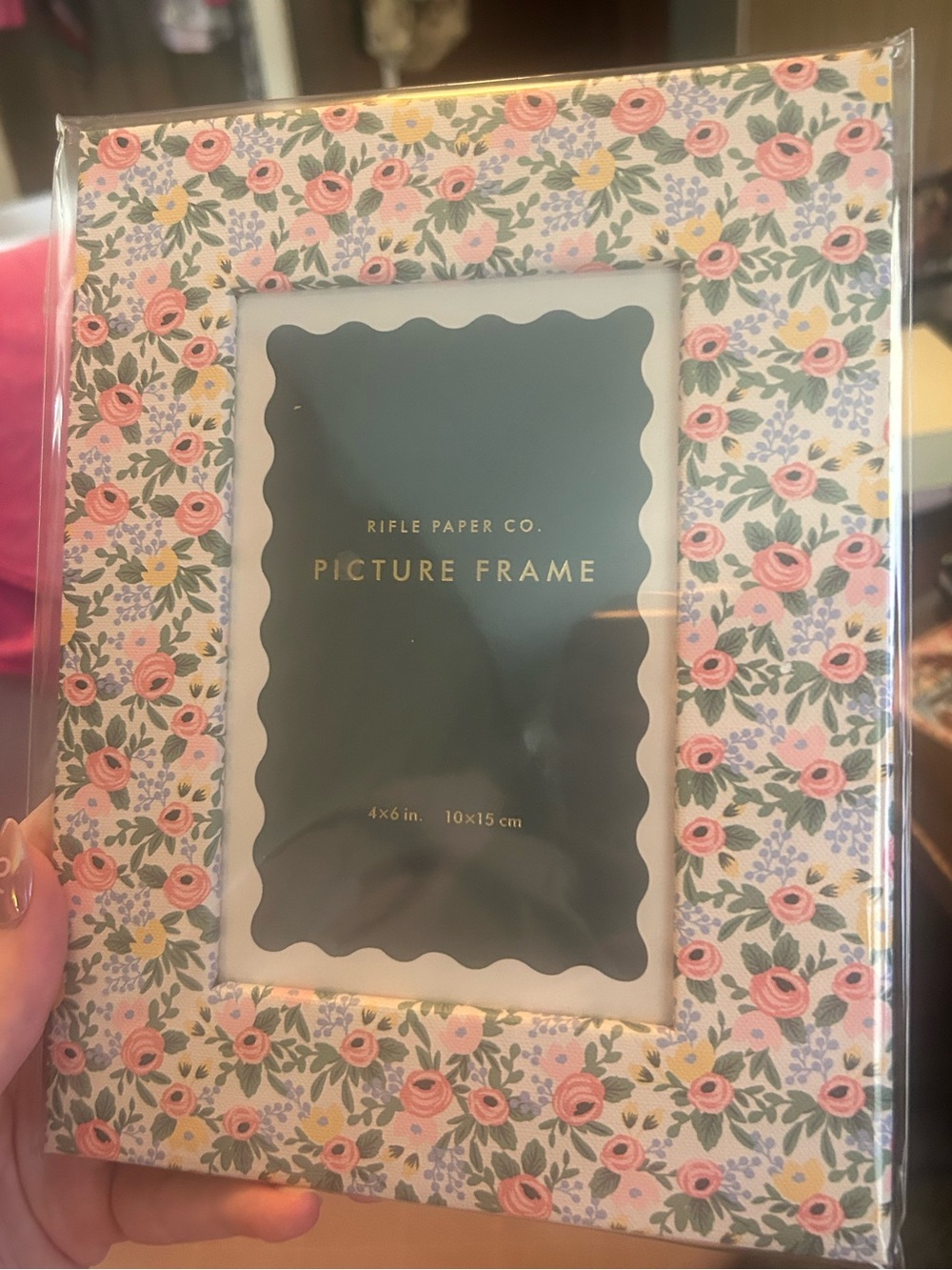 Floral picture frame